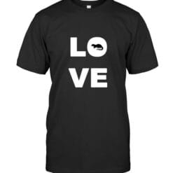 Otter Love T Shirt Unisex Short Sleeve Classic Tee