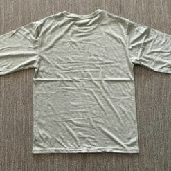 Alternative view of Heavy Cotton T Shirt Unisex Long Customize T Shirt Unisex Long Sleeve Classic Tee Style G5000 Gray