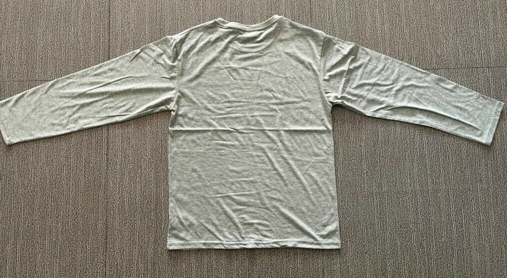 Heavy Cotton T Shirt Unisex Long Customize T Shirt Unisex Long Sleeve Classic Tee Style G5000 Gray - Image 2