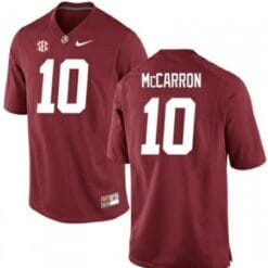 Alabama Crimson Tide #10 AJ McCarron NCAA Football Jersey Red