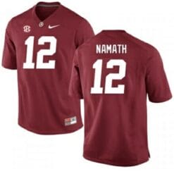 Alabama Crimson Tide #12 Joe Namath NCAA Football Jersey Red