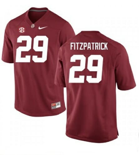 Alabama Crimson Tide #29 Minkah Fitzpatrick NCAA Football Jersey Red