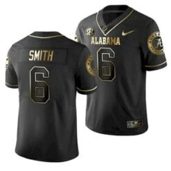 Alabama Crimson Tide #6 DeVonta Smith College Football Black Jersey