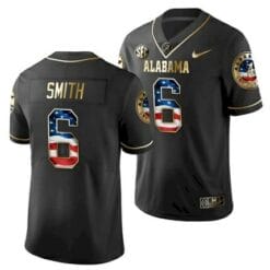 Alabama Crimson Tide #6 DeVonta Smith College Football Jersey Black