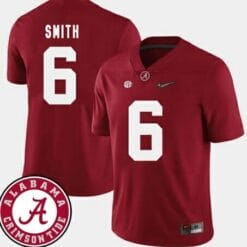 Alabama Crimson Tide #6 DeVonta Smith College Football Jersey Red
