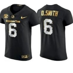 Alabama Crimson Tide #6 DeVonta Smith College NCAA Black Jersey Football