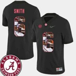 Alabama Crimson Tide #6 DeVonta Smith College NCAA Football Jersey Black