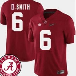 Alabama Crimson Tide #6 DeVonta Smith College NCAA Football Jersey Red
