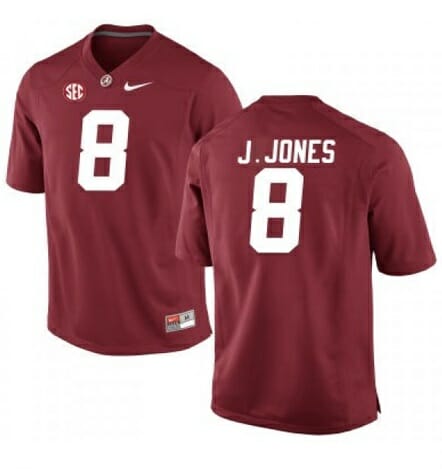 Alabama Crimson Tide #8 Julio Jones NCAA Football Jersey Red