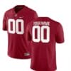 Alabama Crimson Tide Custom Jersey Name and Number College Football Red