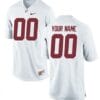 Alabama Crimson Tide Custom Jersey Name and Number Football White