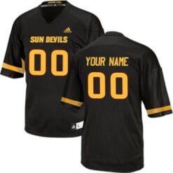 Custom Arizona State Sun Devils Jersey Name and Number Black