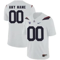 Custom Arizona Wildcats Jersey Name and Number College Football White