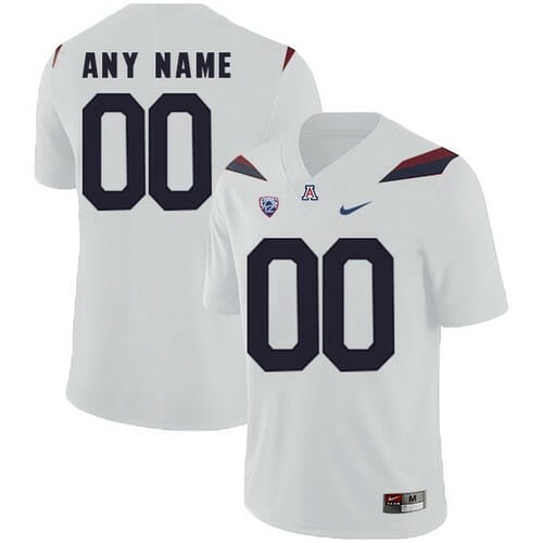 Custom Arizona Wildcats Jersey Name and Number College Football White