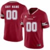 Custom Razorbacks Jersey Name and Number Football SEC Patch Red