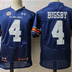 Auburn Tigers #4 Bigsby College Football Jersey