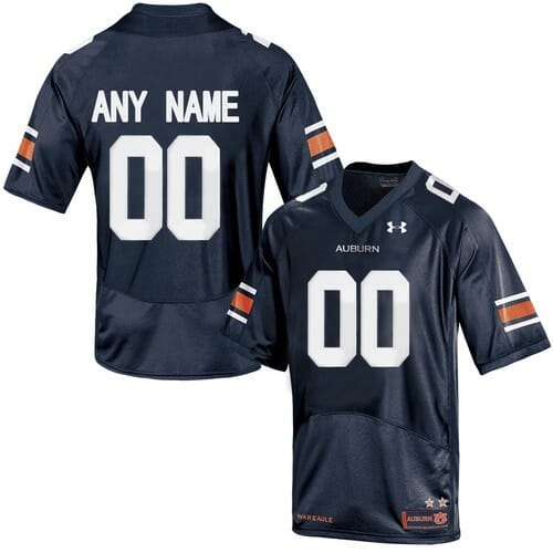 Custom Auburn Tigers Jersey Name and Number College NCAA Football