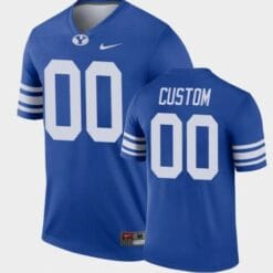 Custom BYU Cougars Jersey Name and Number Royal College Football Alumni Legend