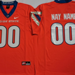 Boise State Broncos Custom Jersey Name and Number Football Orange