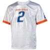 Custom Boise State Broncos Jersey Name and Number NCAA College Football White