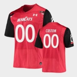 Cincinnati Bearcats Custom Jersey Name and Number Red Under Armour Replica Football