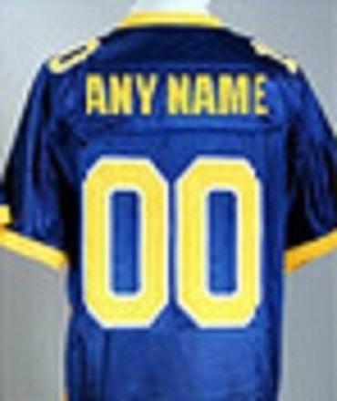Custom California Golden Bears Jersey Name and Number College Football Blue