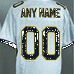 California Golden Bears Custom Jersey Name and Number College Football White