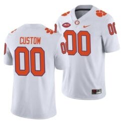 Clemson Custom Jersey Legend Stitched College NCAA Football White