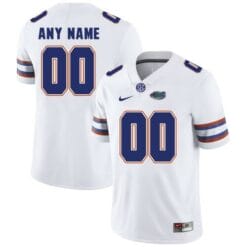 Florida Gators Custom Jersey White College Football