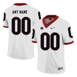 Georgia Bulldogs Custom Jersey College Football White