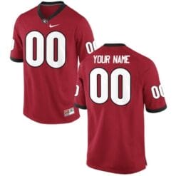Georgia Bulldogs Custom Jersey Red College Football