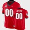 Georgia Bulldogs Custom Jersey Name and Number Red College Football Home Game