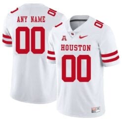 Custom Houston Cougars Jersey White College Football Jerseys