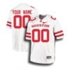Custom Houston Cougars Jersey White College Football Jerseys