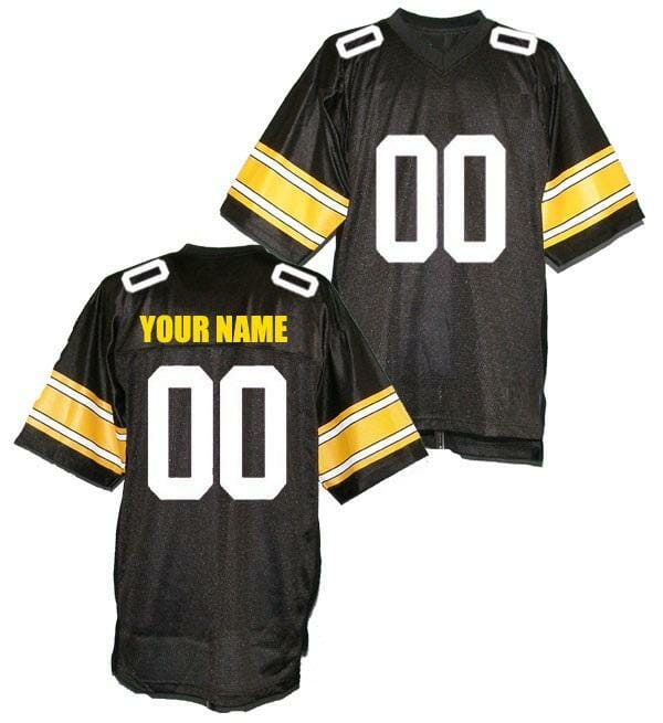 Iowa Hawkeyes Custom Name Number NCAA College Football Jersey Black