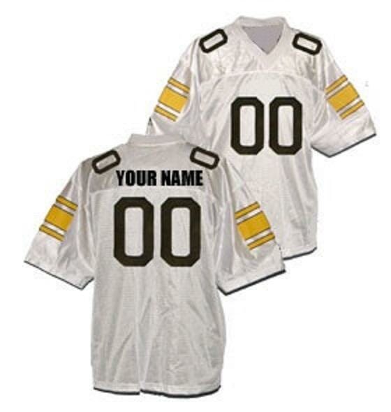 Iowa Hawkeyes Custom Name Number NCAA College Football Jersey White