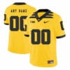 Custom Iowa Hawkeyes Jersey Name and Number College Football Yellow