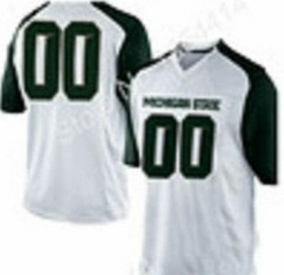 Michigan State Custom Jersey Name and Number Football Style 2