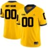 Michigan Wolverines Custom Jersey Yellow College Football