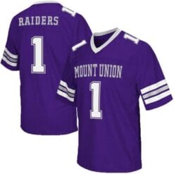 Mount Union Raiders Custom Name and Number College Football Jersey Purple