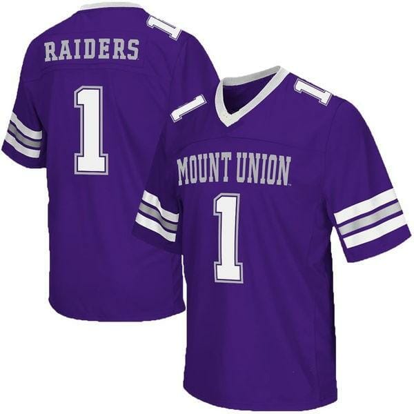 Mount Union Raiders Custom Name and Number College Football Jersey Purple