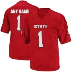 NC State Wolfpack Custom Name and Number NCAA College Football Jersey