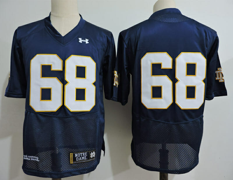 Notre Dame Fighting Irish #68 College Football Jersey