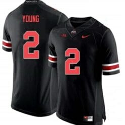 Ohio State Buckeyes #2 Chase Young NCAA College Football Black Jersey