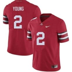 Ohio State Buckeyes #2 Chase Young NCAA College Football Jersey Red