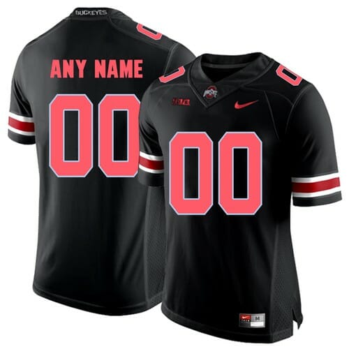 Personalized OSU Football Jersey Name and Number NCAA Black