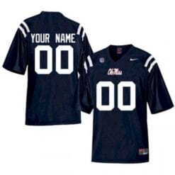 Ole Miss Rebels Custom Jersey Name and Number NCAA Football