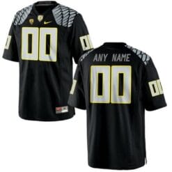 Personalized Oregon Ducks Jersey College Football Black Stitched