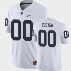 Personalized Penn State Jersey Name and Number White College Football Game