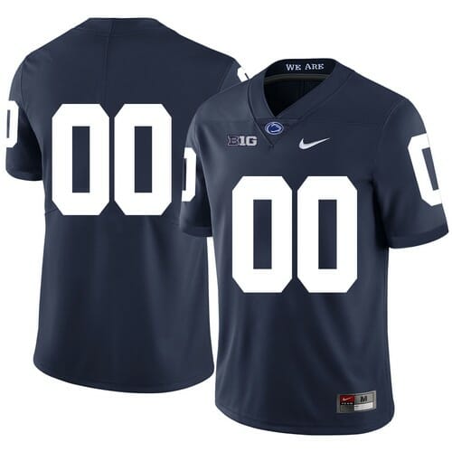 Personalized Penn State Football Jersey Navy Blue College Football